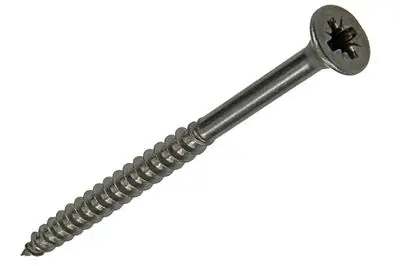 1020005 - SPAANPLAATSCHROEF VZ KOP RVS 12 ST 6,0 X 80 MM